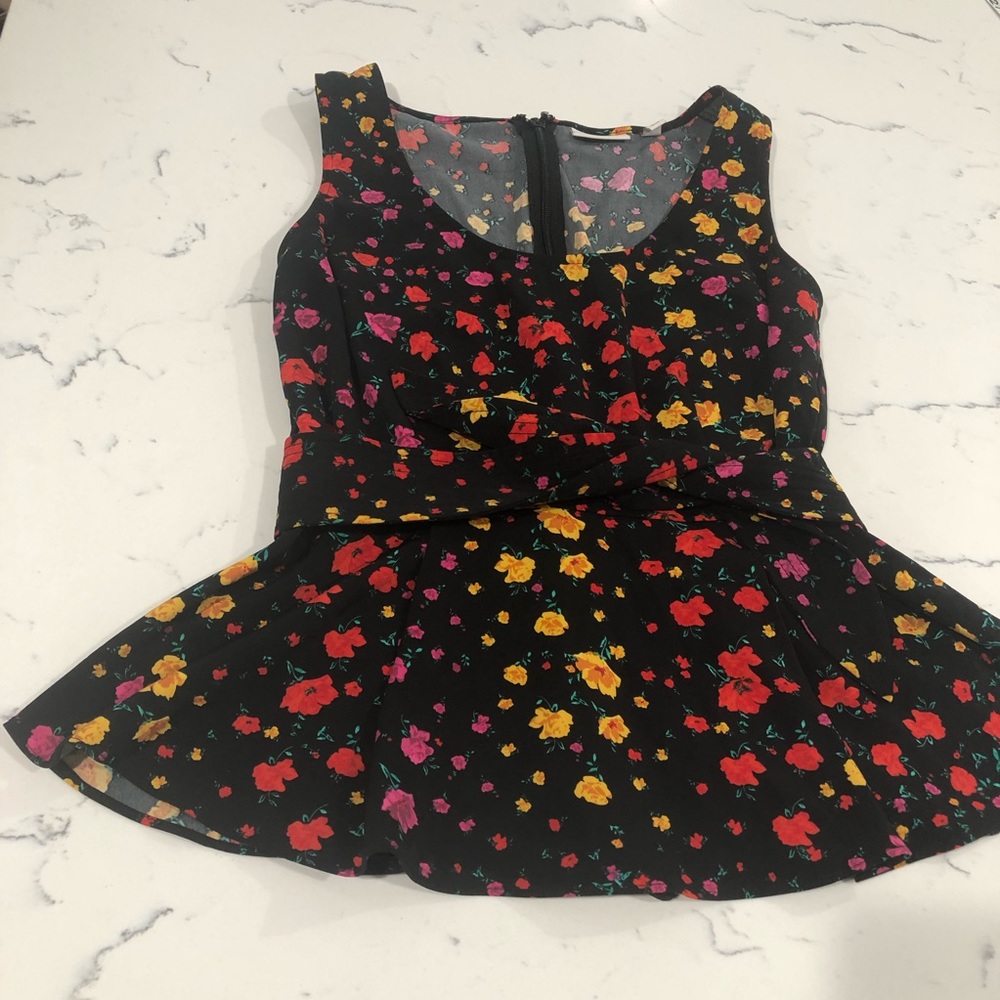 New York and Company Peplum top Eva Mendez